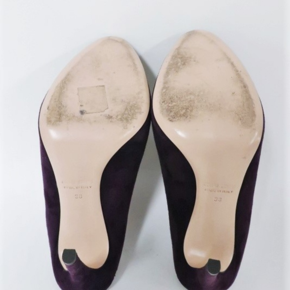 Miu Miu Slingback Booties Plum Suede - Picture 7 of 8